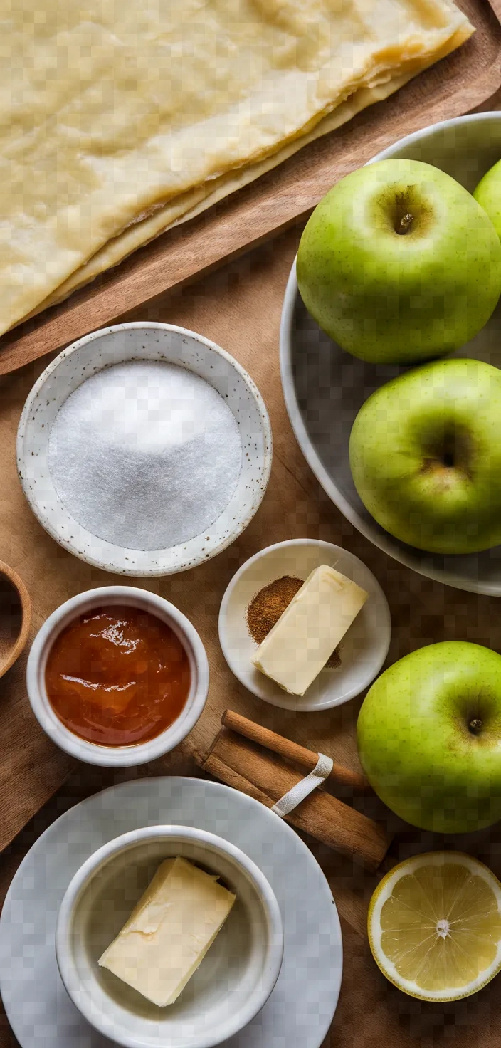 Ingredients photo for Apple Tart Recipe