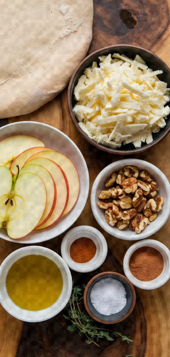 Ingredients photo for Apples On Your Pizza Recipe