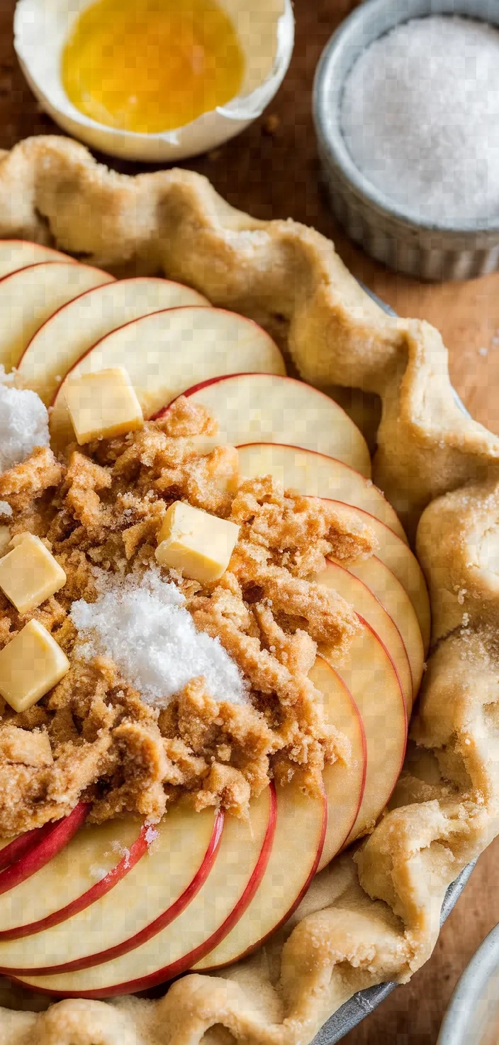 Ingredients photo for Best Easy Apple Pie Filling Galette Recipe