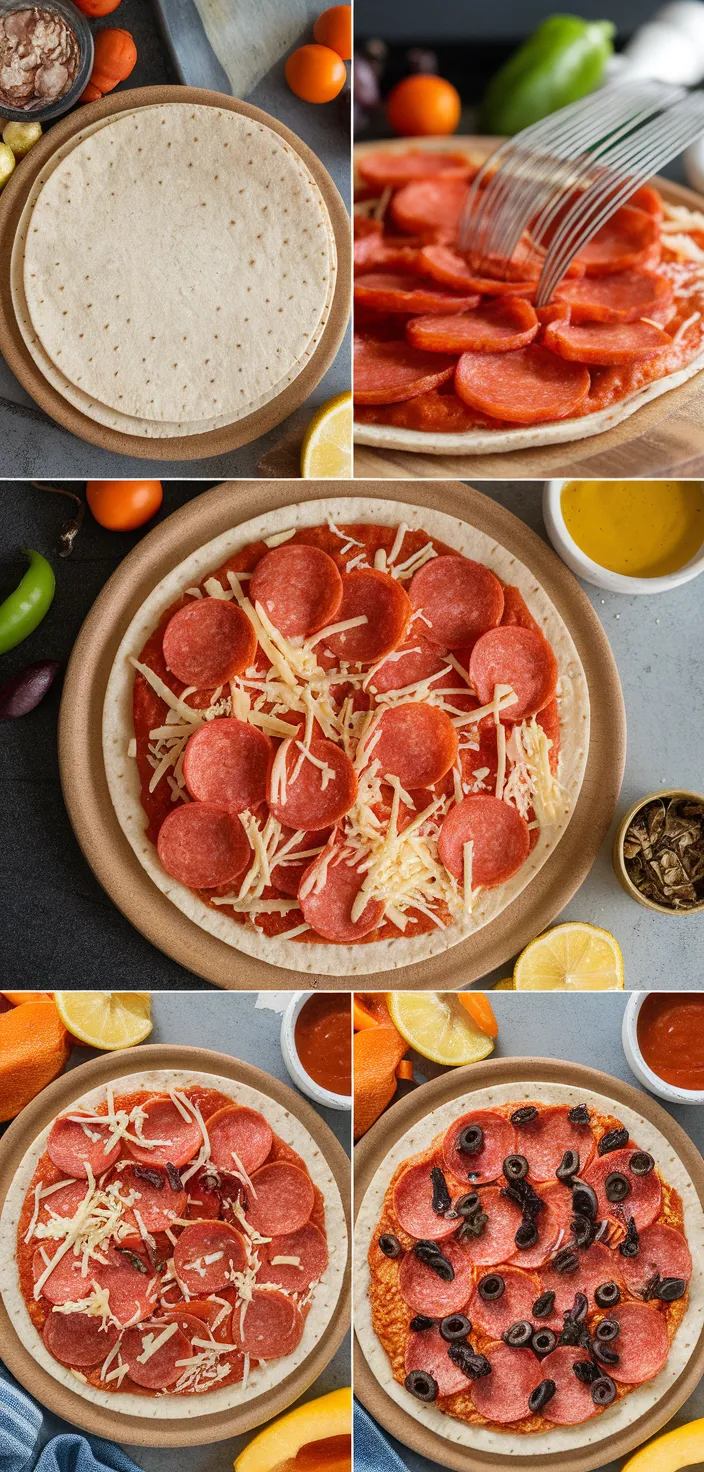 A photo of Air Fryer Tortilla Pizza Recipe