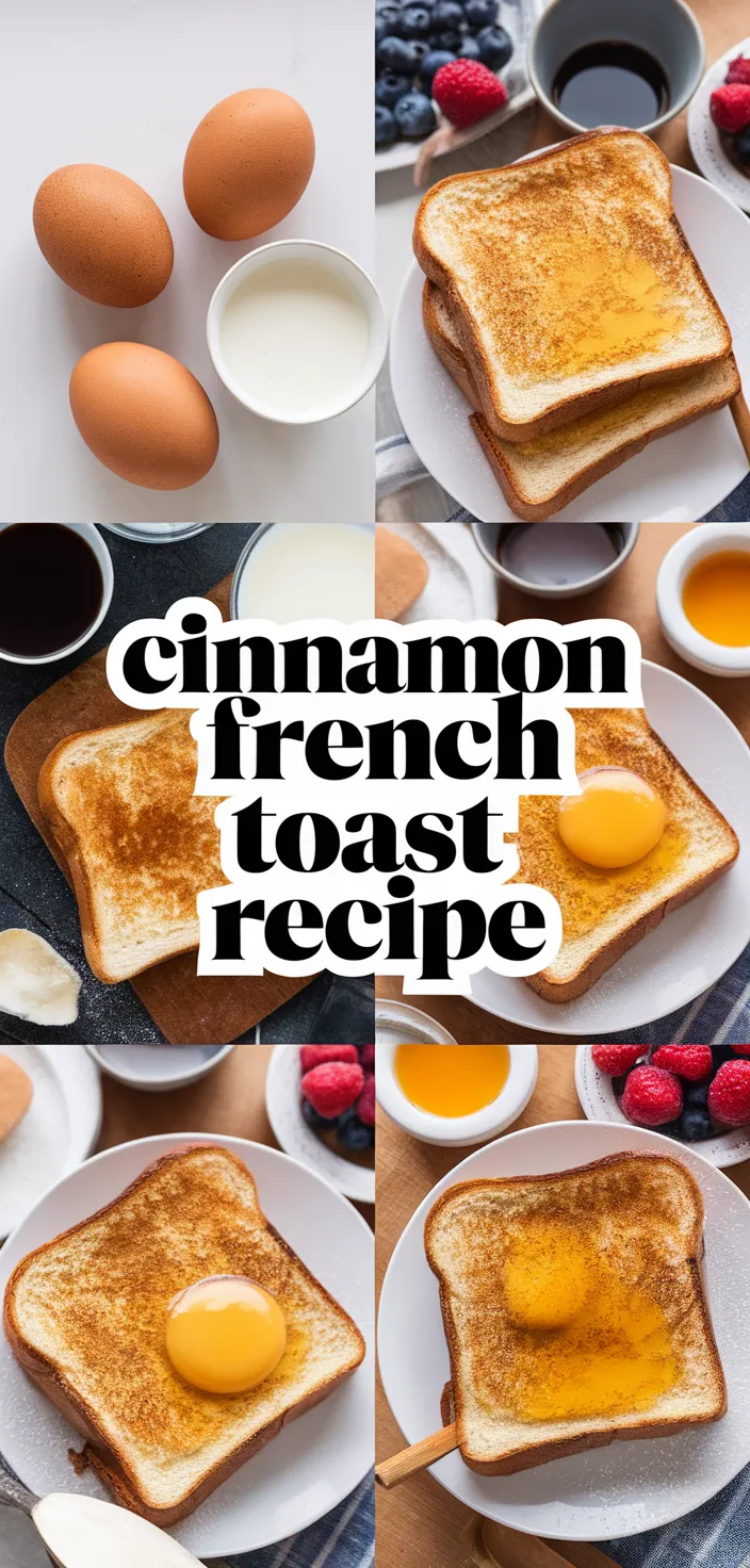 Ingredients photo for Cinnamon French Toast Recipe