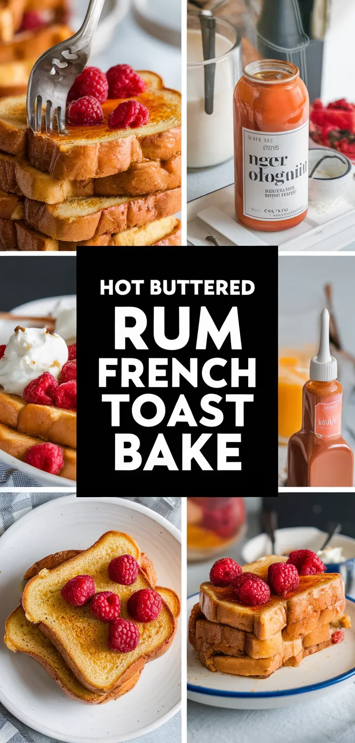 A photo of Hot Buttered Rum French Toast Bake Recipe