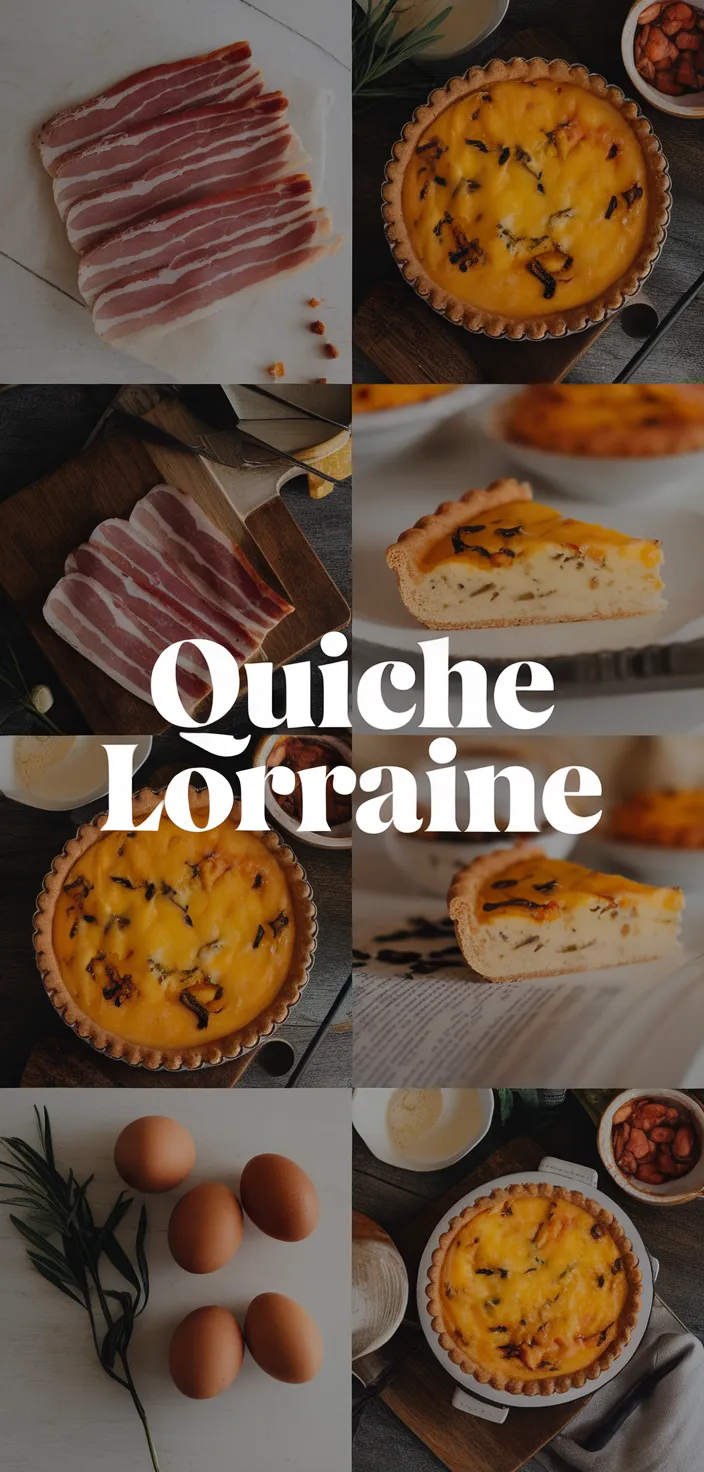 Ingredients photo for Quiche Lorraine Recipe