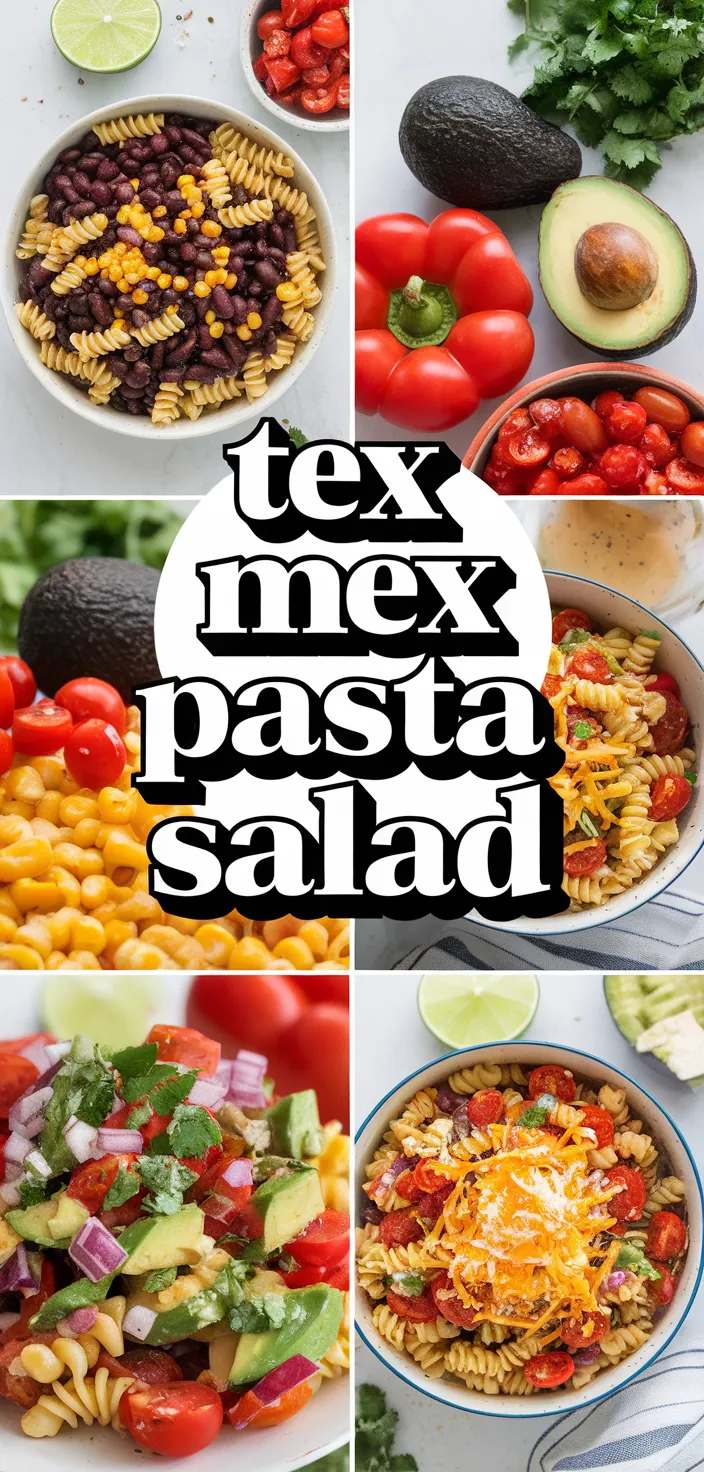 A photo of Tex Mex Pasta Salad Recipe