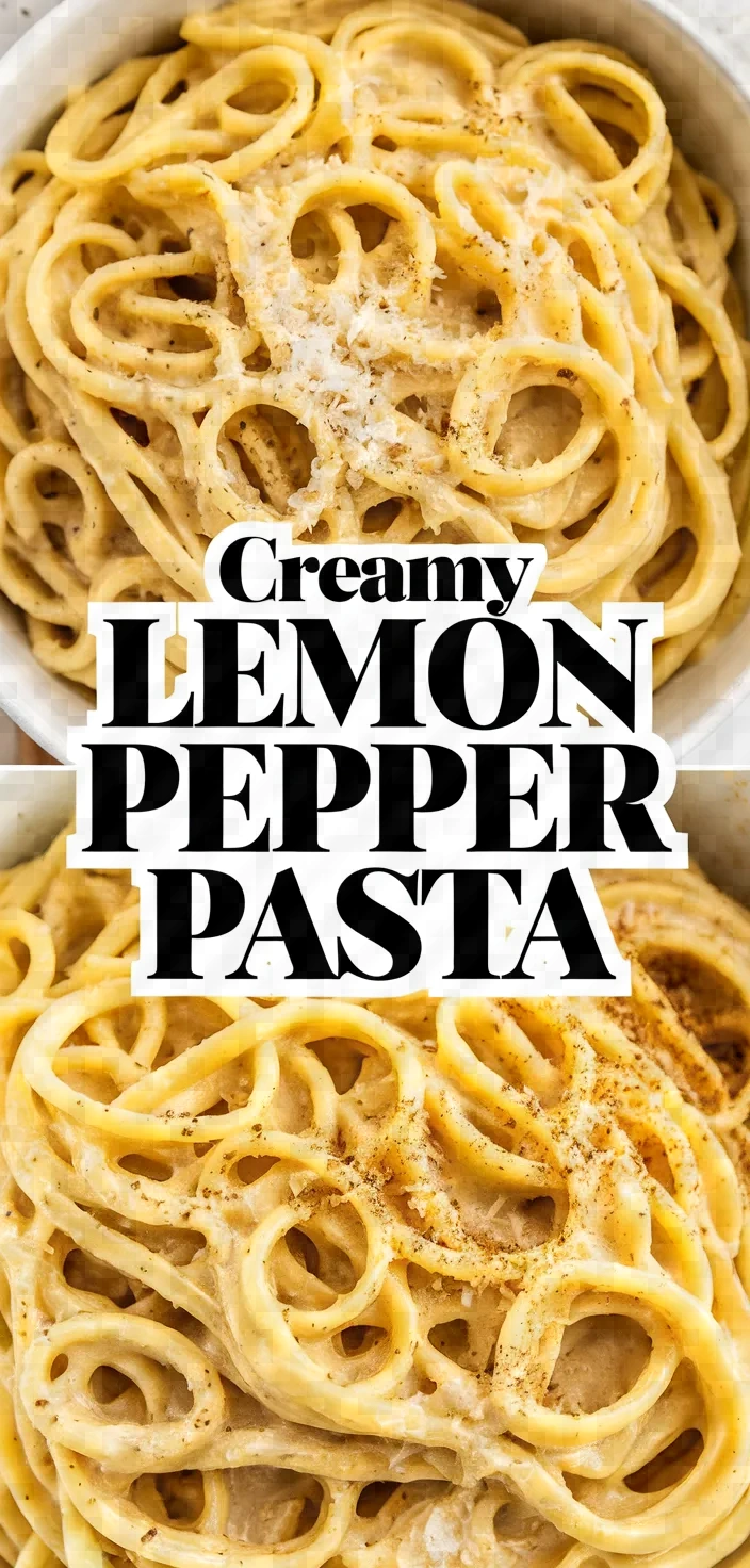 Creamy Lemon Pepper Pasta Recipe