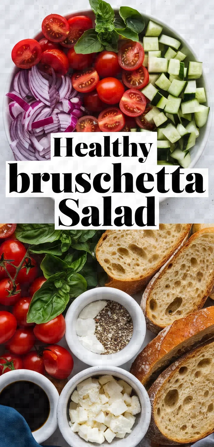 Healthy Bruschetta Salad Recipe