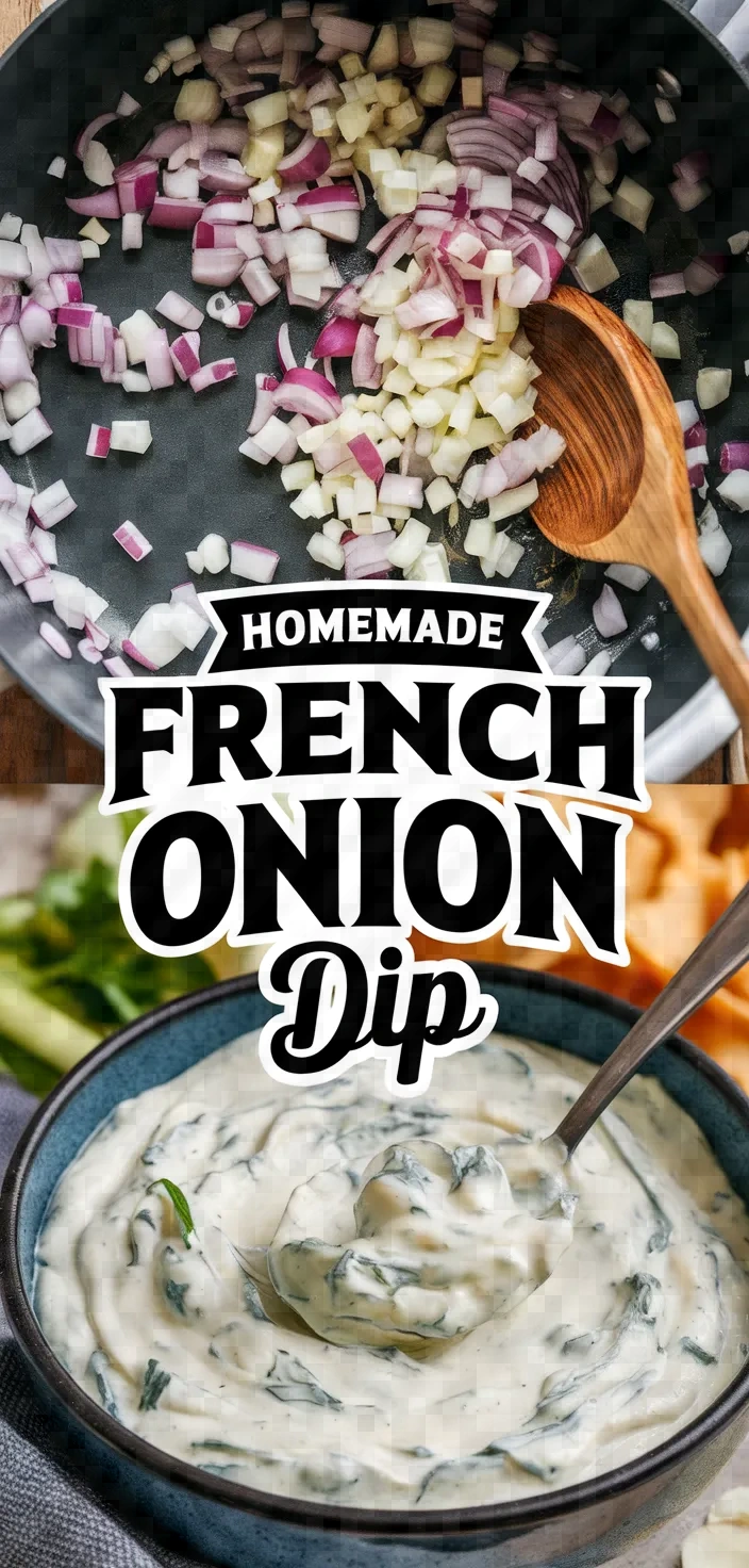 Homemade French Onion Dip Recipe