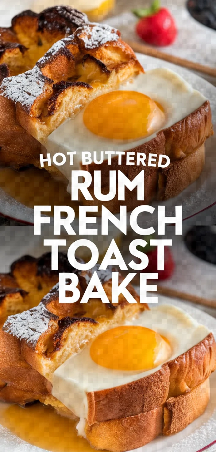 Hot Buttered Rum French Toast Bake Recipe