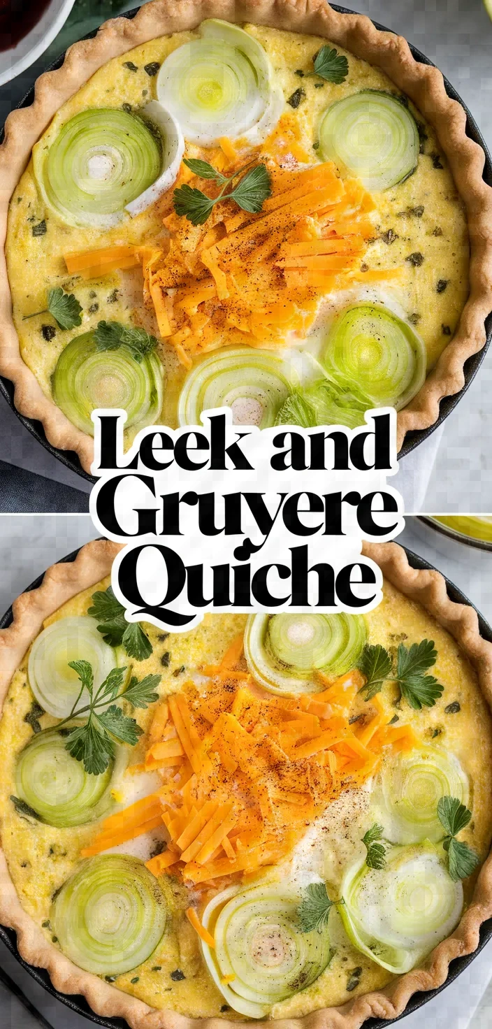 Leek And Gruyere Quiche Recipe