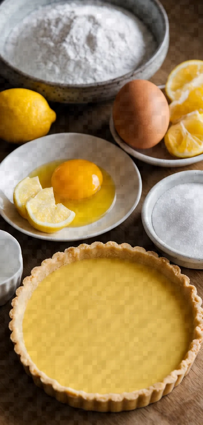 Ingredients photo for Lemon Tart Recipe