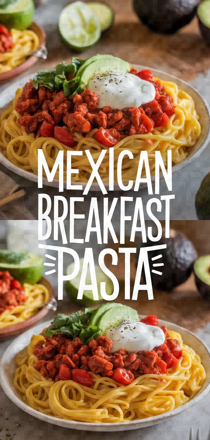 Mexican Breakfast Pasta Recipe