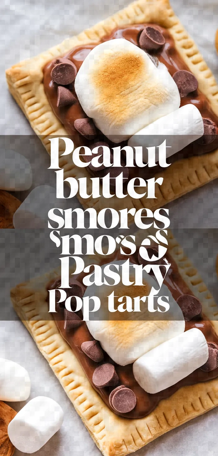 Peanut Butter Smores Puff Pastry Pop Tarts Recipe