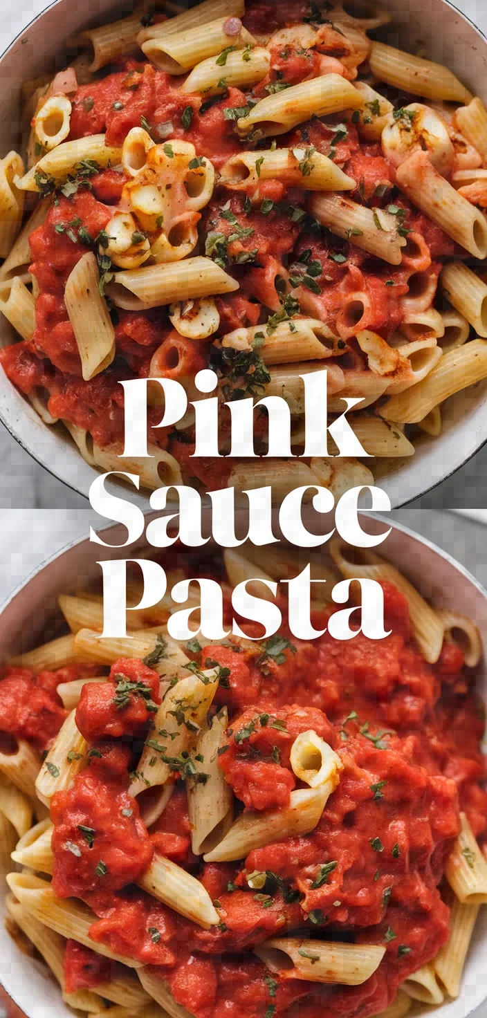 Pink Sauce Pasta Recipe