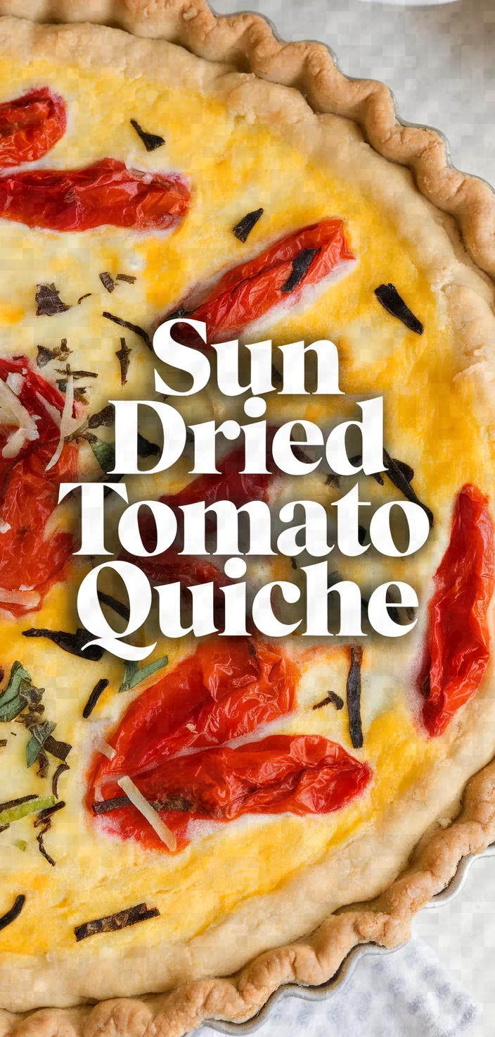 Sun Dried Tomato Quiche Recipe