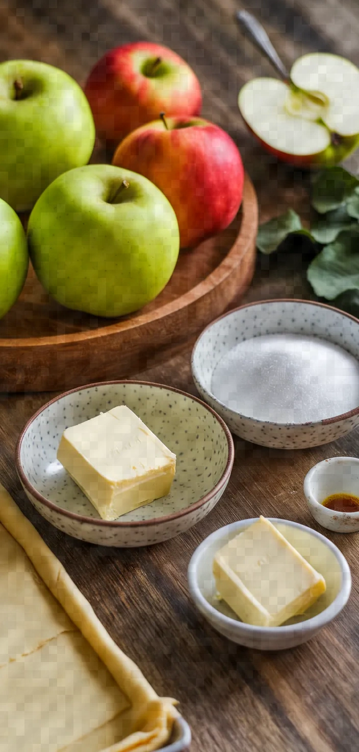 Ingredients photo for Tarte Tatin Recipe