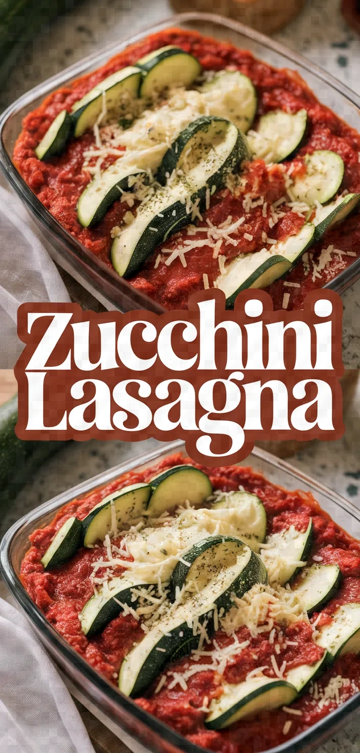 Zucchini Lasagna Recipe