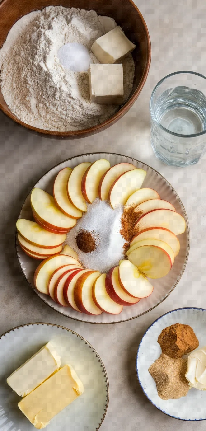 Ingredients photo for Apple Galette Recipe