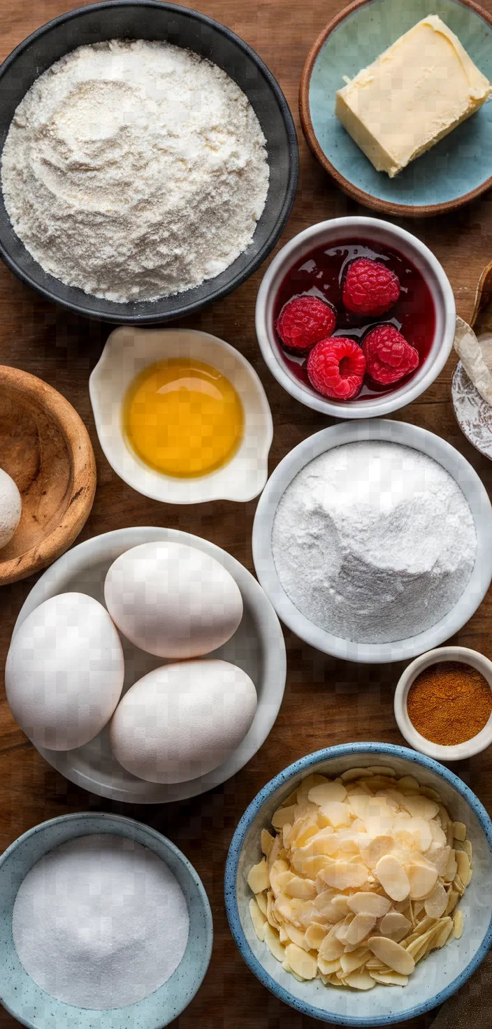 Ingredients photo for Bakewell Tart Recipe