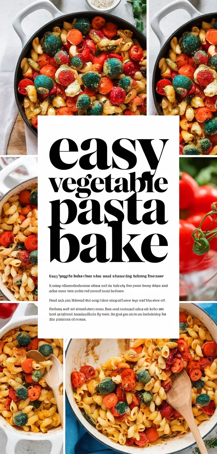 A photo of Easy Vegetable Pasta Bake Recipe