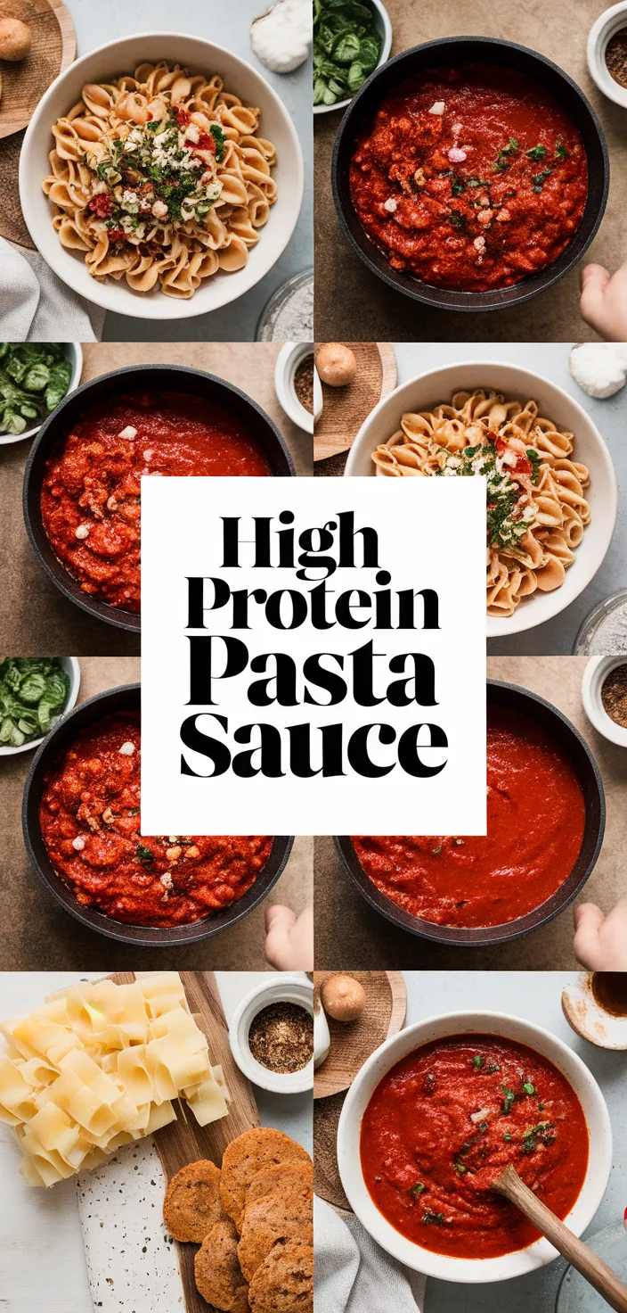 A photo of High Protein Pasta Sauce Recipe