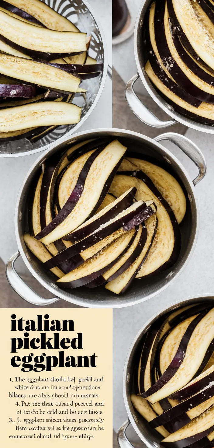 A photo of Italian Pickled Eggplant Recipe