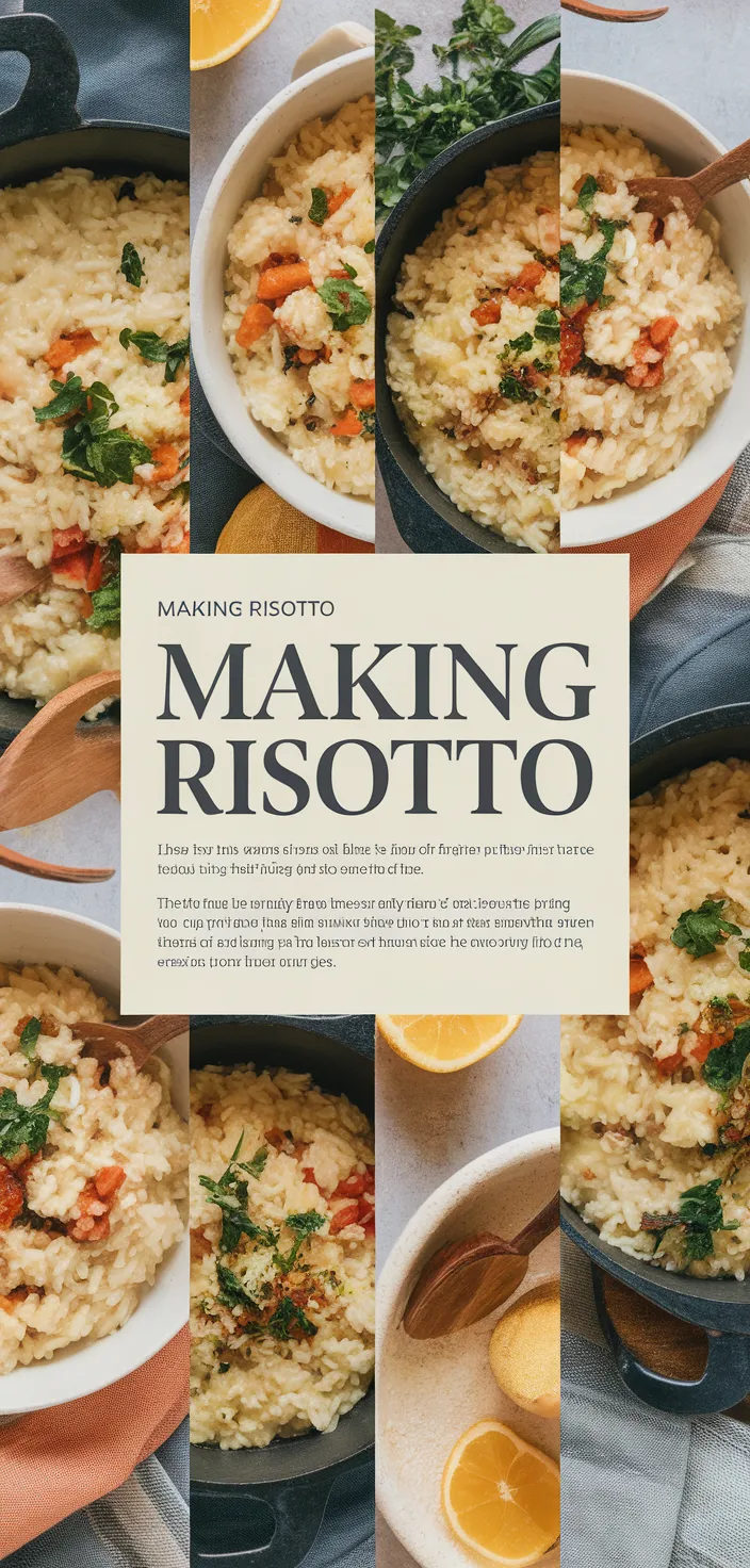 A photo of Making Risotto Recipe