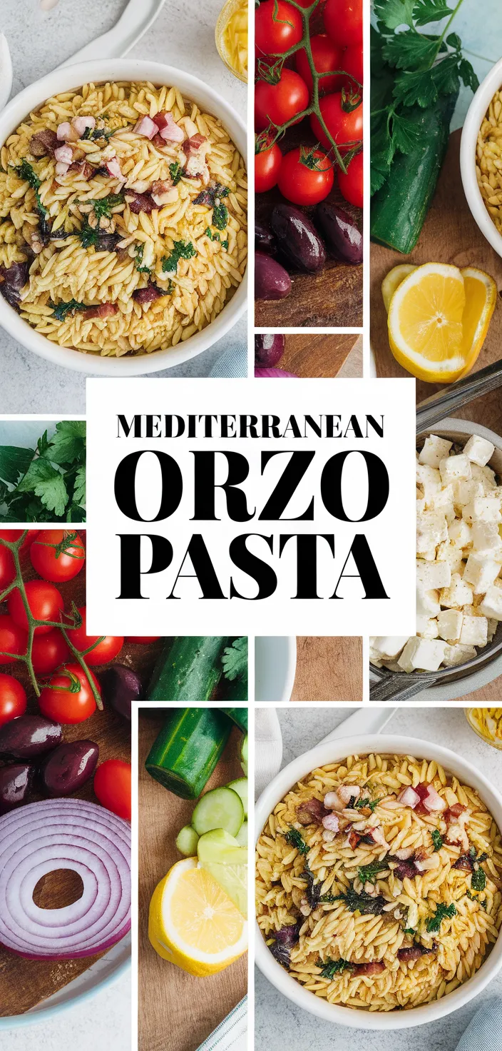 A photo of Mediterranean Orzo Pasta Recipe