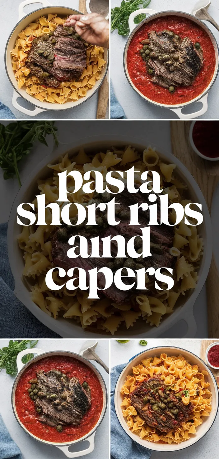 A photo of Pasta Short Ribs And Capers Recipe