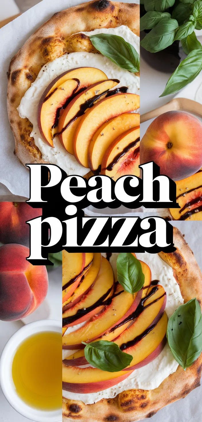 A photo of Peach Pizza Recipe