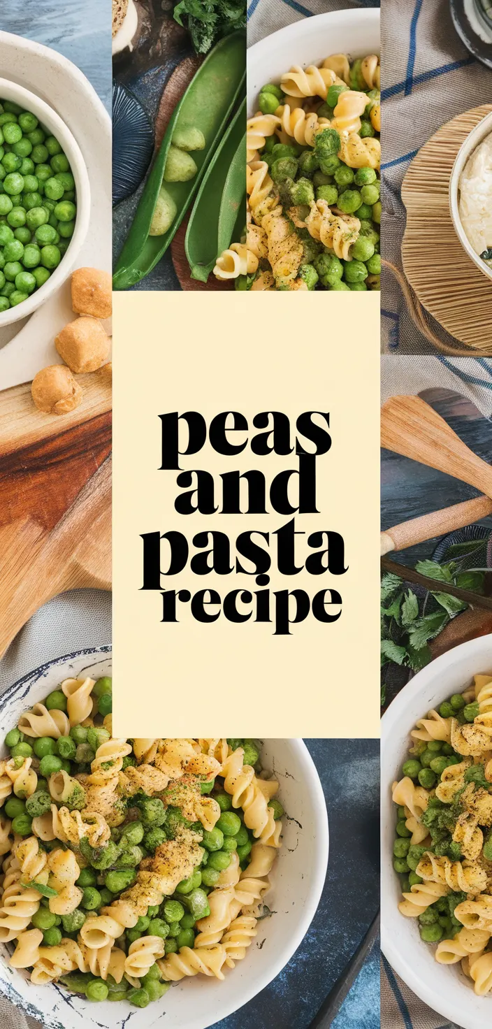 A photo of Peas And Pasta Recipe