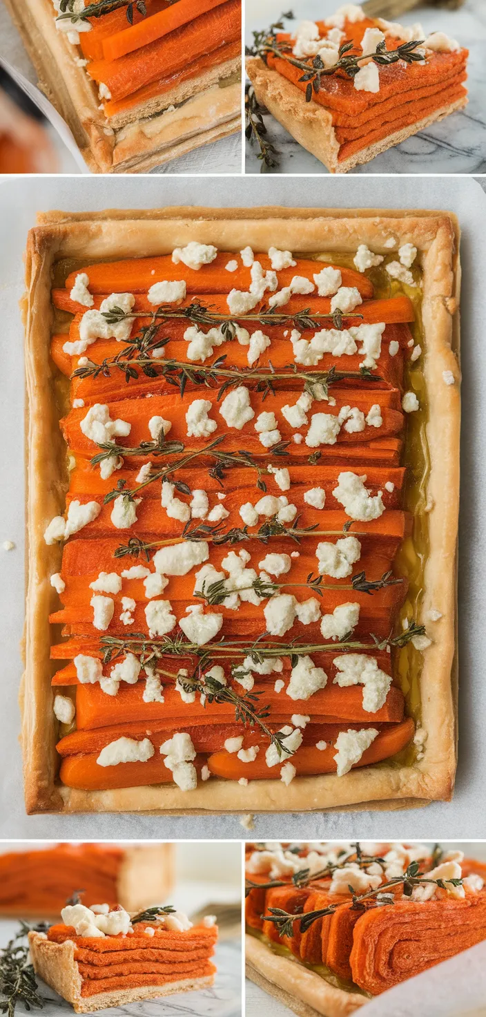 A photo of Savory Carrot Tart Recipe