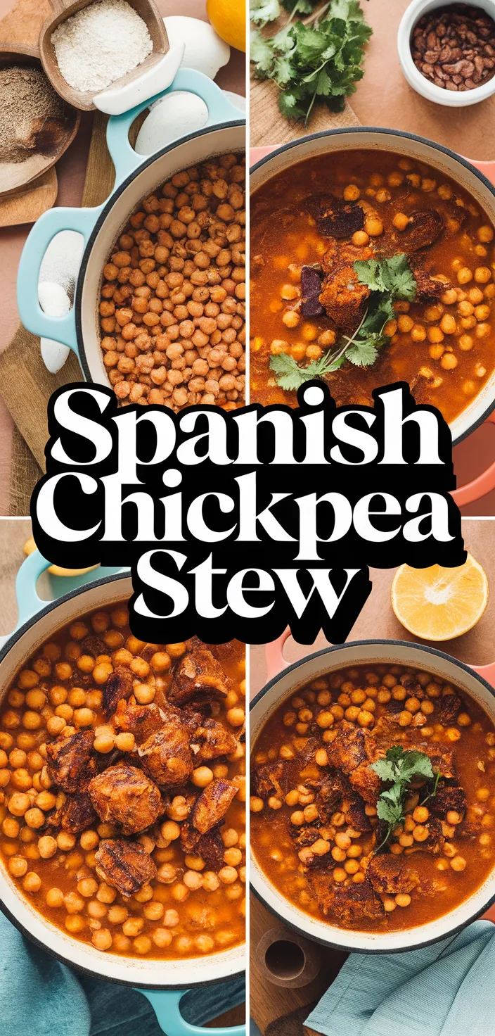 A photo of Spanish Chickpea Stew Recipe