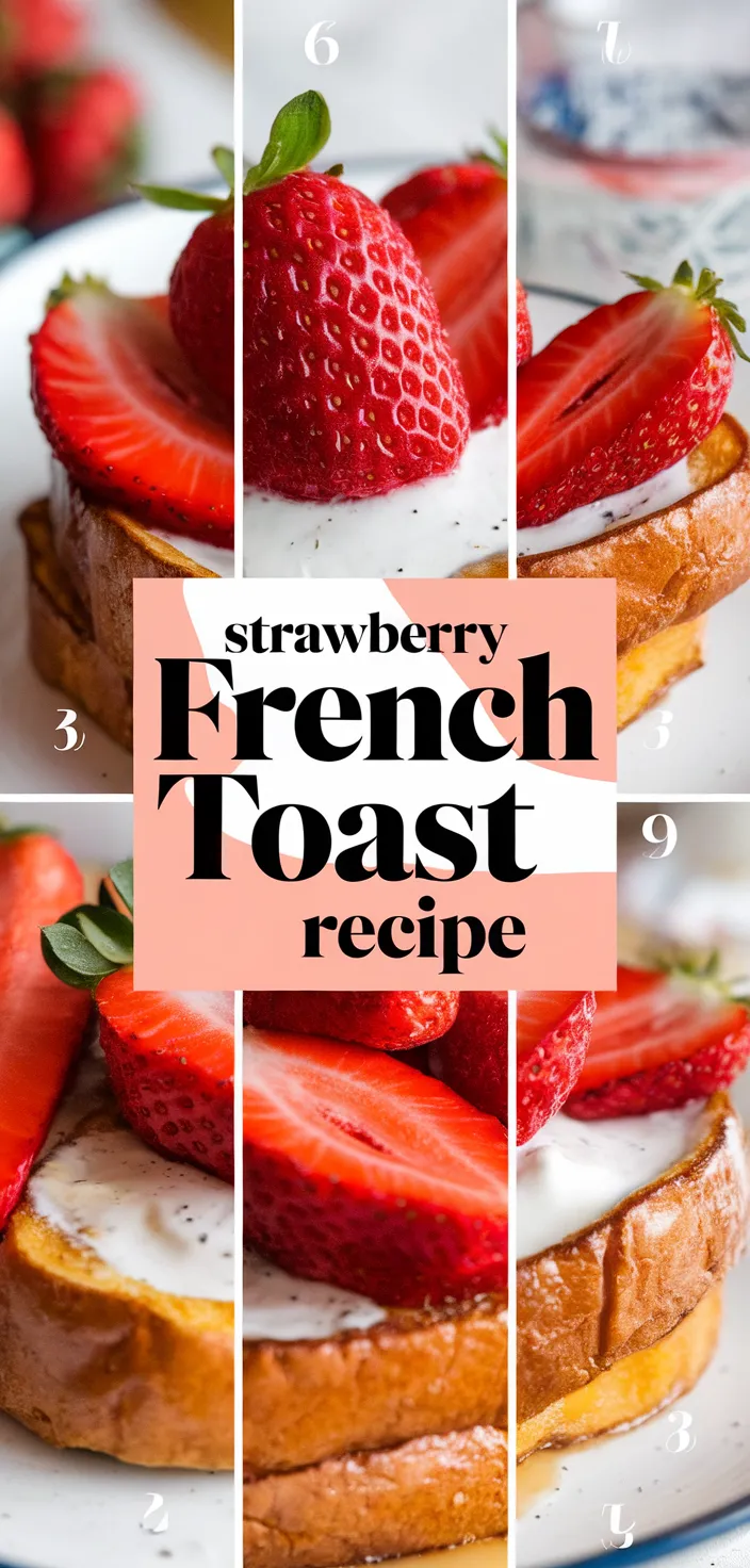 A photo of Strawberry Stuffed French Toast Recipe