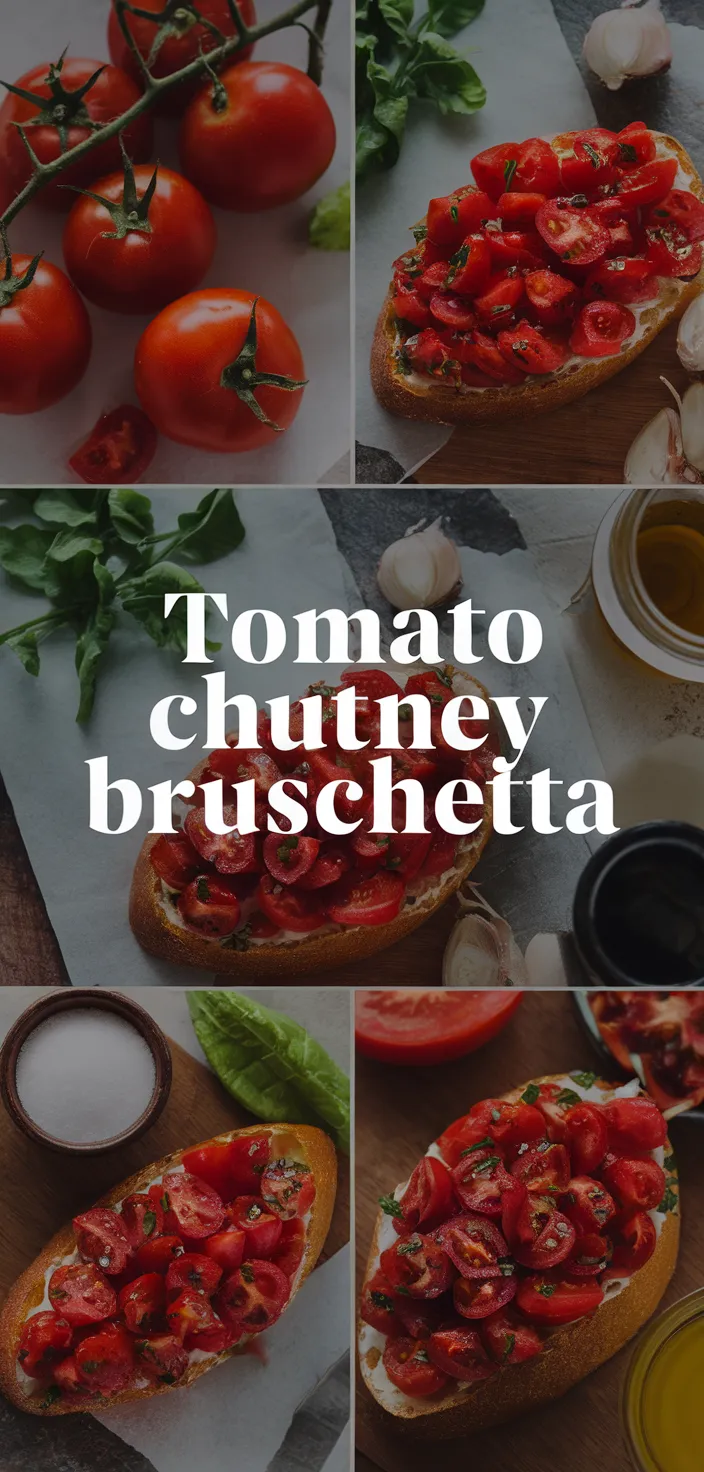 A photo of Tomato Chutney Bruschetta Recipe