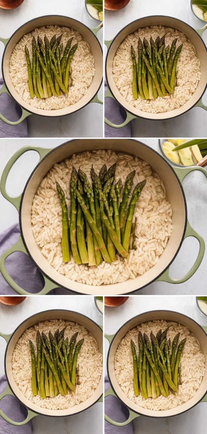 A photo of Vegan Asparagus Risotto Recipe