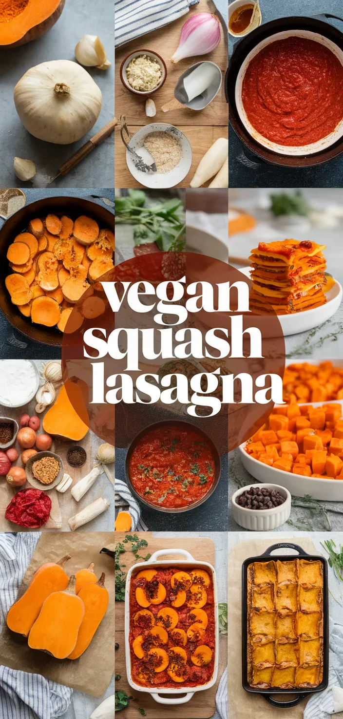 A photo of Vegan Butternut Squash Lasagna Recipe