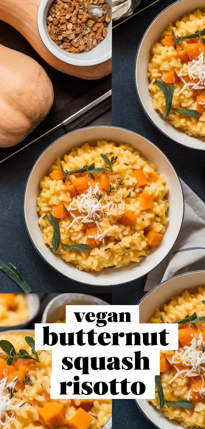 A photo of Vegan Butternut Squash Risotto Recipe