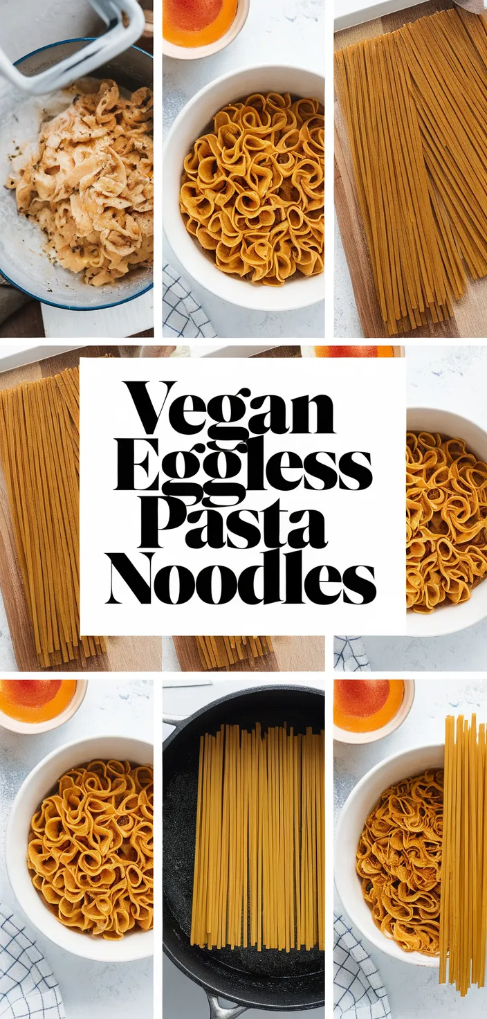 A photo of Vegan Pasta Noodles Without Egg Recipe