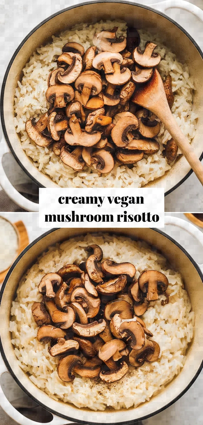 Creamy Vegan Mushroom Risotto Recipe