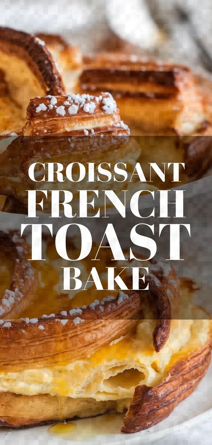 Croissant French Toast Bake Recipe