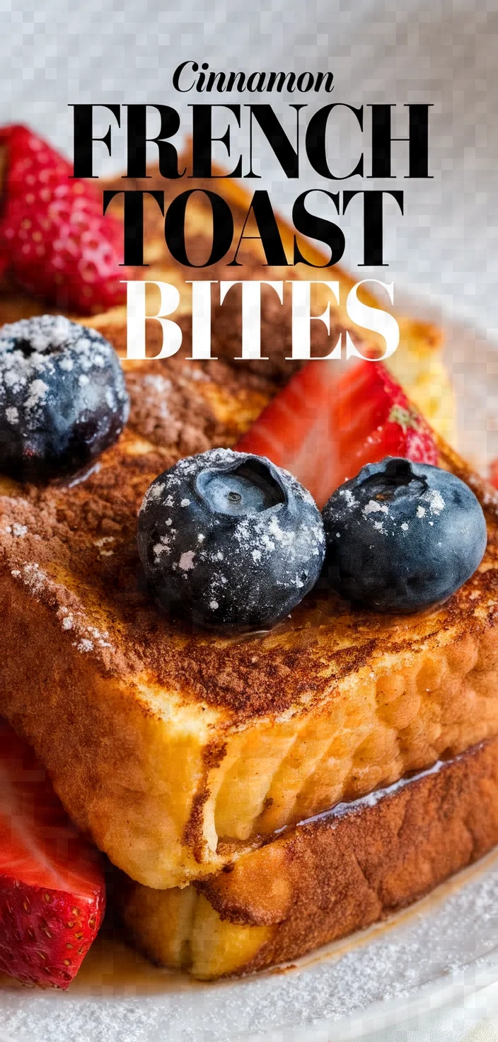 Easy Cinnamon French Toast Bites Recipe