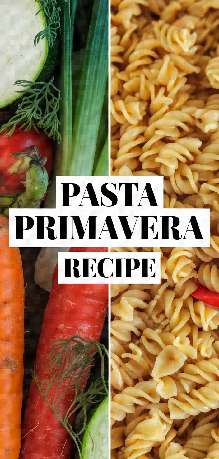 Easy Pasta Primavera Recipe