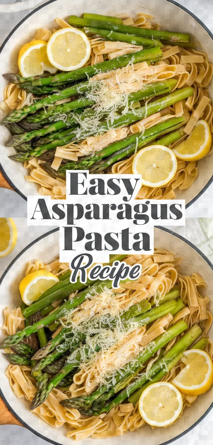 Easy Pasta With Asparagus Recipe