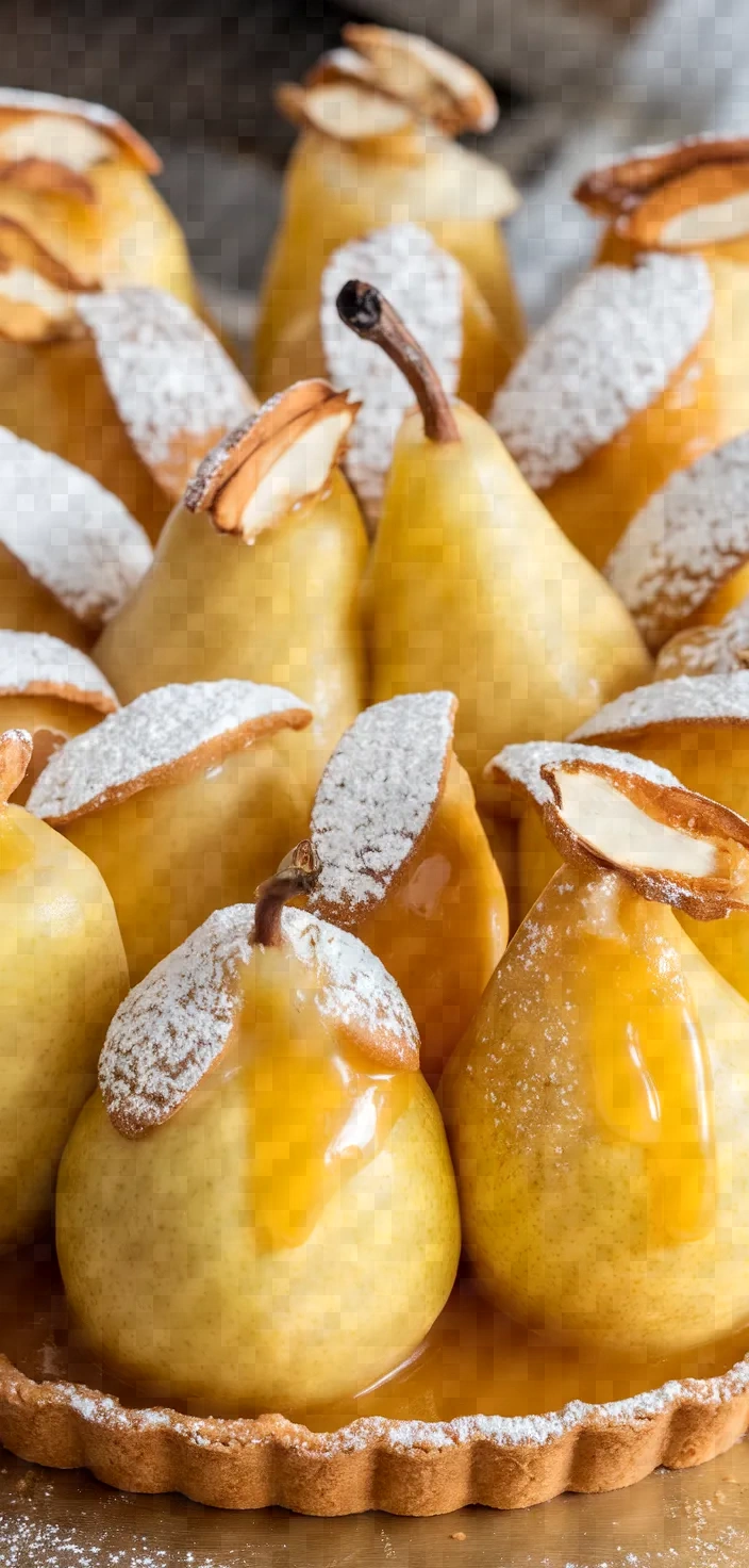 Ingredients photo for French Pear Tart Bourdaloue With Apricot Rum Glaze Recipe