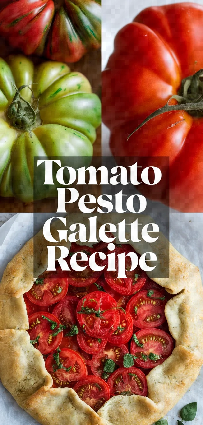 Heirloom Tomato Pesto Galette Recipe