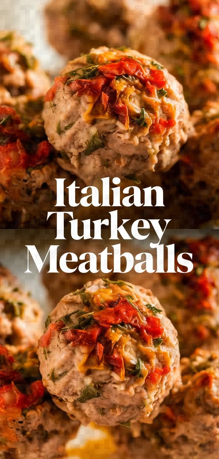 Italian Baked Turkey Meatballs Recipe