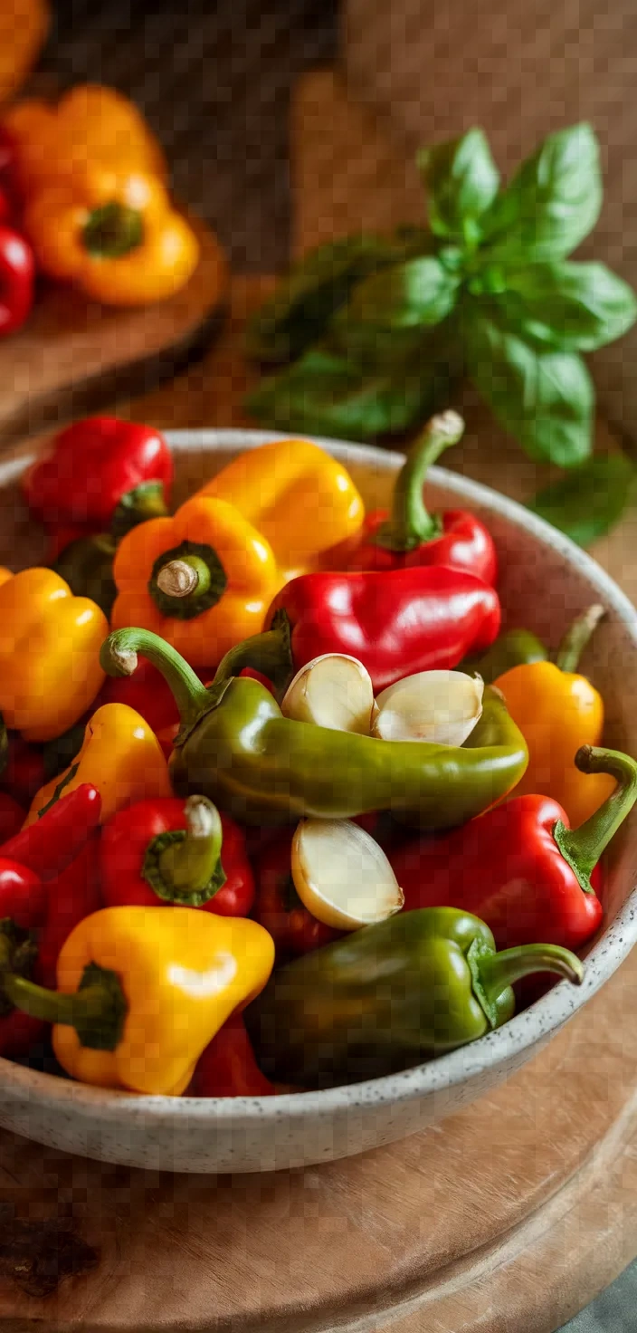 Ingredients photo for Italian Sweet Frying Peppers Recipe