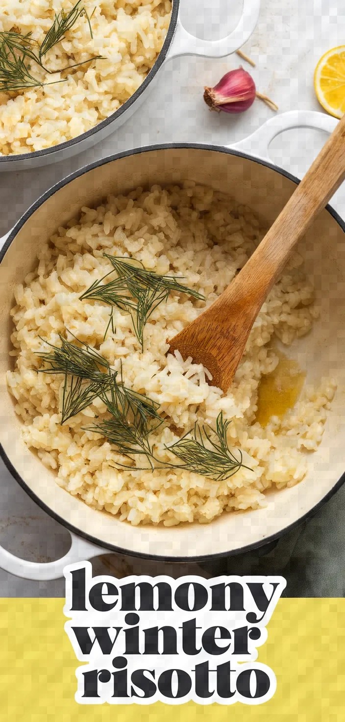 Lemony Winter Risotto Recipe