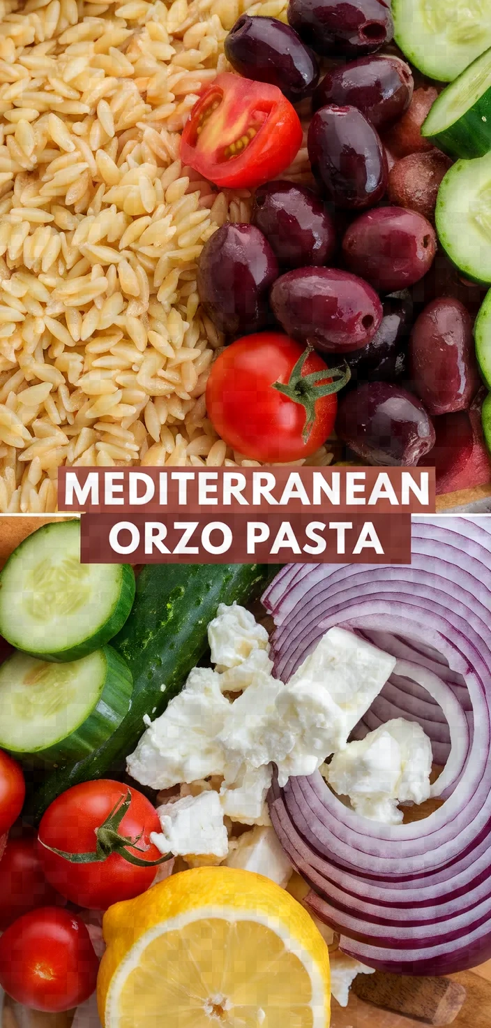 Mediterranean Orzo Pasta Recipe