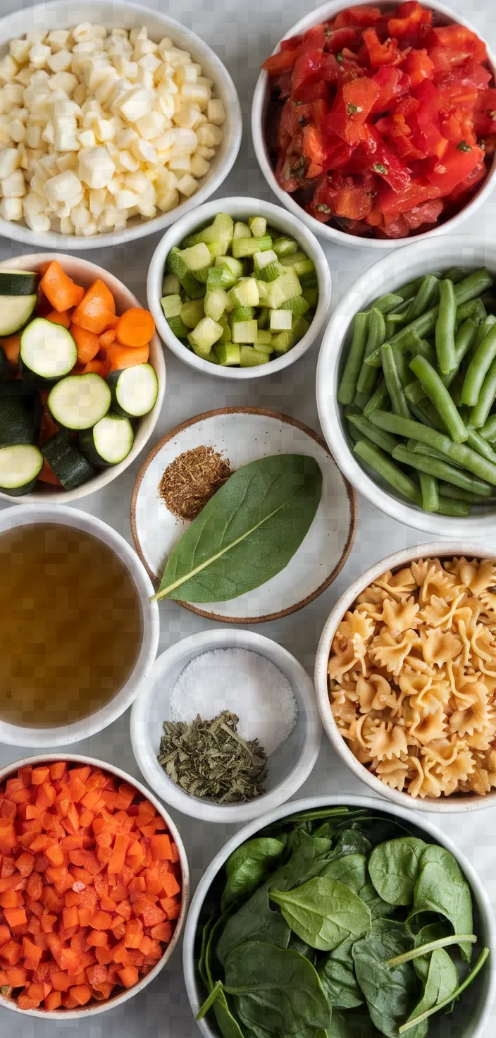 Ingredients photo for Nicks Italian Cafe Minestrone Soup Recipe